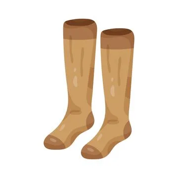 Illustration of Knee high socks Stockillustratie