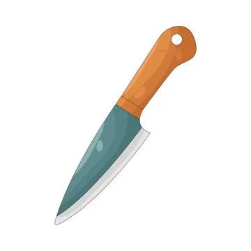Illustration of knife Ilustración de archivo