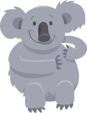 Illustration of koala, with white background vector-eps Stock Illustration