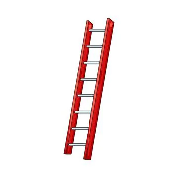 Illustration of ladder Stock Illustration