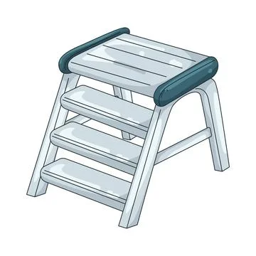 Illustration of ladder Stock Illustration