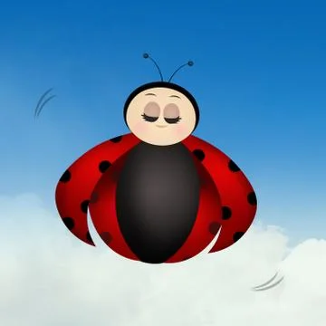 Illustration of ladybug Stock Illustration