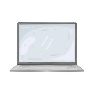 Illustration of laptop Stock Illustration