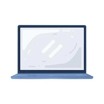 Illustration of laptop Stock Illustration