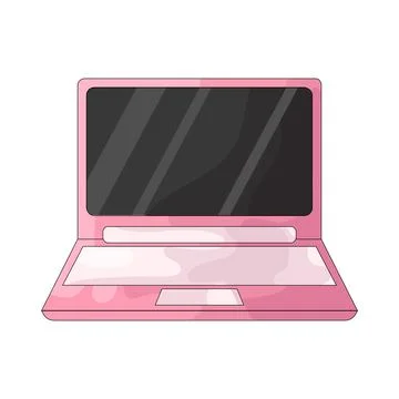 Illustration of laptop Stock Illustration