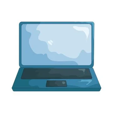 Illustration of laptop 스톡 일러스트