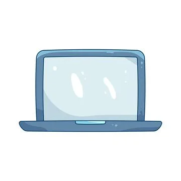 Illustration of laptop 스톡 일러스트
