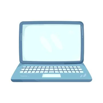 Illustration of laptop 스톡 일러스트