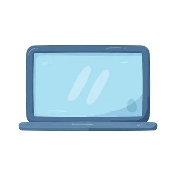 Illustration of laptop Stock Illustration