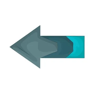 Illustration of left arrow Stock Illustration