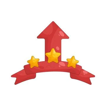 Illustration of Level up Stock Illustration