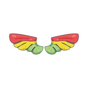 Illustration of Liberation wings Stock Illustration