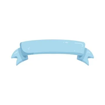 Illustration of light blue banner Stock Illustration