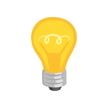 Illustration of light bulb. Stock Illustration