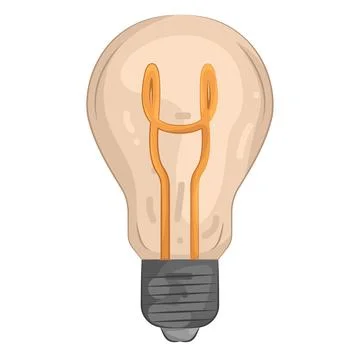 Illustration of light bulb Stock Illustration