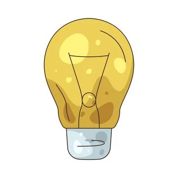 Illustration of light bulb Stock Illustration