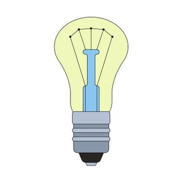 The illustration of lightbulb Stock Illustration