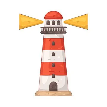 Illustration of lighthouse Illustration