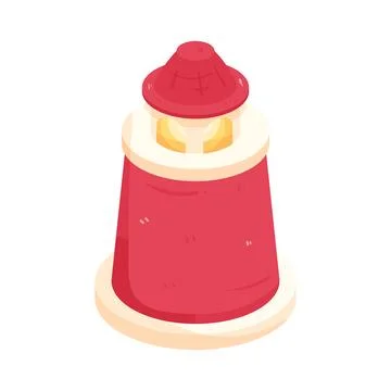 Illustration of lighthouse Stock Illustration