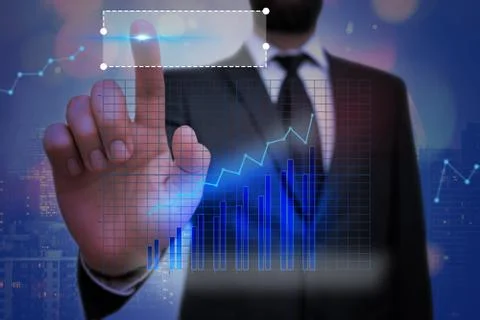 Illustration Line With Arrow Arrowhead Progressing Moving Upward Denoting Stock Photos