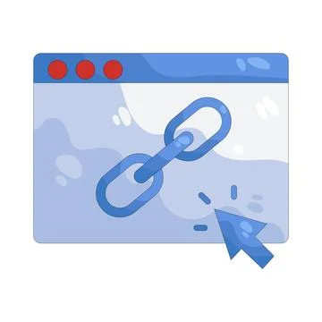 Illustration of link Stock Illustration