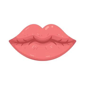 Illustration of Lips Stock Illustration