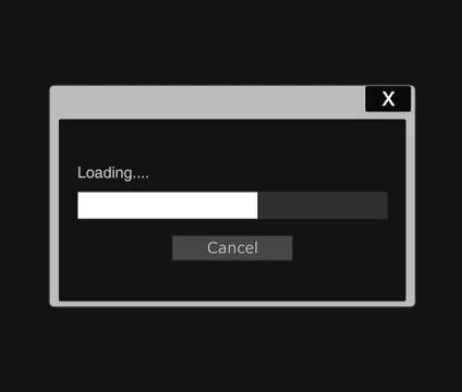 Illustration of loader or Progress Bar Stock Illustration