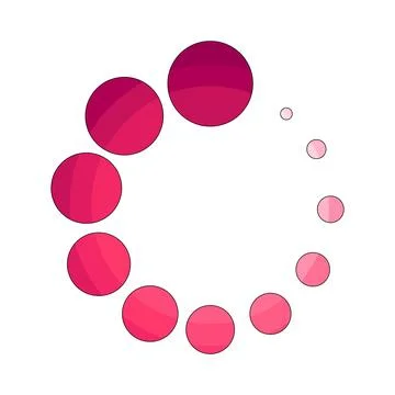 Illustration of Loading dots Stock Illustration