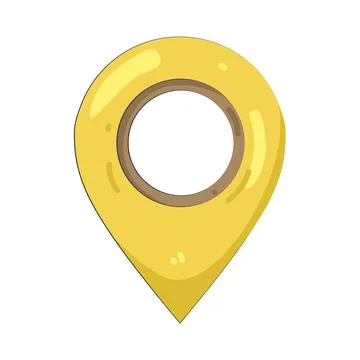 Illustration of location pin Stock Illustration