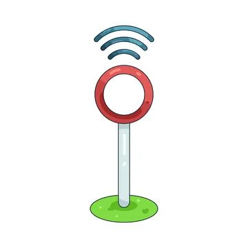 Illustration of location pin 스톡 일러스트