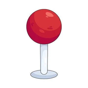 Illustration of location pin 스톡 일러스트