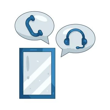 Illustration of locked tablet Illustrazione stock