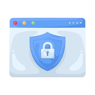 Illustration of Locked Web Illustration