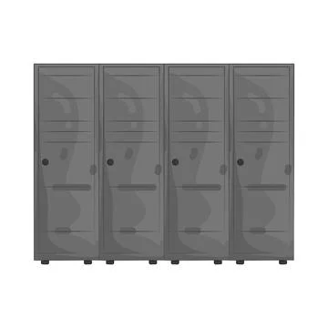 Illustration of locker Stock Illustration