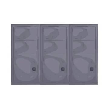 Illustration of locker Stock Illustration