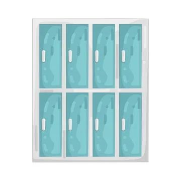 Illustration of locker Stock Illustration