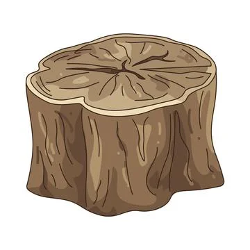 Illustration of Log Stock Illustration