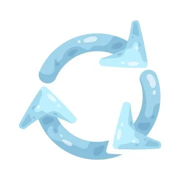 Illustration of loop arrow Stock Illustration