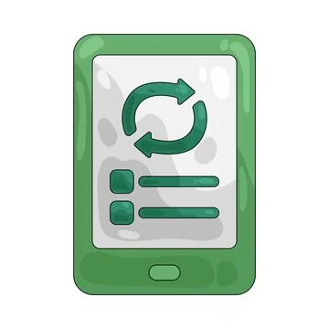 Illustration of loop button イラスト素材