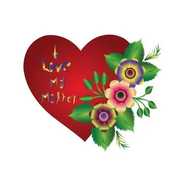Illustration of love vector design Stock Illustration