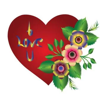 Illustration of love vector design Stock Illustration