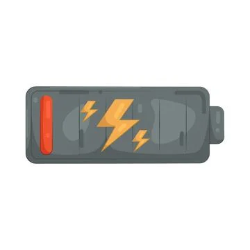 Illustration of Low Battery Illustrazione stock