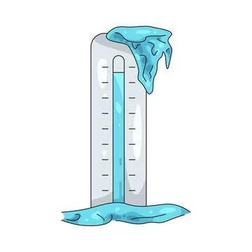 Illustration of Low temperature Stock Illustration