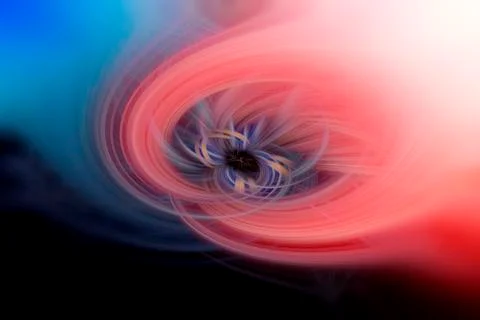 Illustration made with the twirl effect for backgrounds, wallpapers and overl Stock Illustration