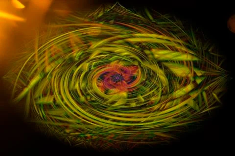 Illustration made with the twirl effect for backgrounds, wallpapers and overl Stock Illustration