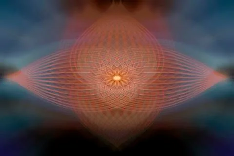Illustration made with the twirl effect for backgrounds, wallpapers and overl Stock Illustration