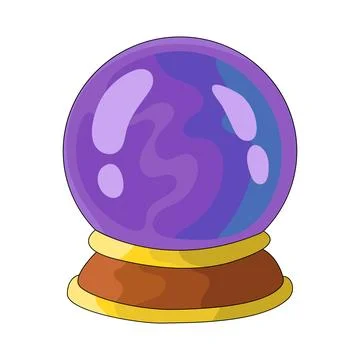 Illustration of magic ball Stock Illustration