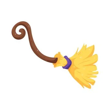 Illustration of magic broom Stock-Illustration