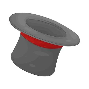 Illustration of  magic hat Stock-Illustration