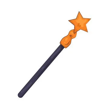 Illustration of Magic Wand Illustrazione stock